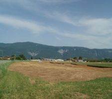 D&eacute;marrage des voiries du lotissement.