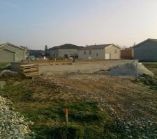 Vide sanitaire   d&eacute;but dalle