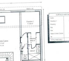 Suite parentale plan initial avant modification