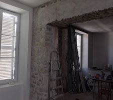 Enduit mur en pierre