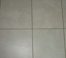 Gros plan carrelage sdb