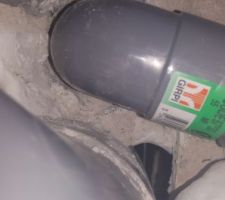 Évacuation douche et lavabo SP