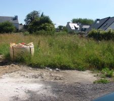 Voil&agrave; notre terrain avant son grand nettoyage....