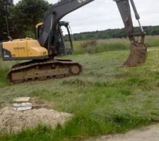 D&eacute;but du terrassement
