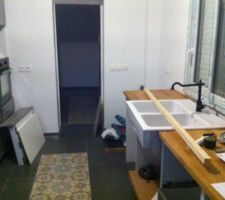 La cuisine prend forme
Chuisine ikea modèle bodbyn