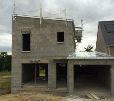Toiture Zinc garage