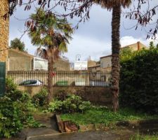 Début travaux jardin.