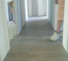 Carrelage imitation parquet