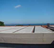 Dalle de l'&eacute;tage en pr&eacute;paration