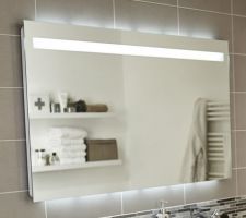 Miroir élairant SDB trouvé chez Leroy Merlin
Merci les Soldes!!!