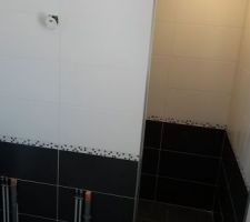 Sdb, faience terminée.