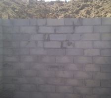 Elevation des murs du sous-sol
