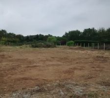 Terrain retravaill&eacute;, fosse du vendeur enlev&eacute;e