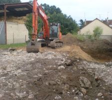 Vue générale - 3eme jour du terrassier