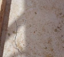 Fissures  de retraits