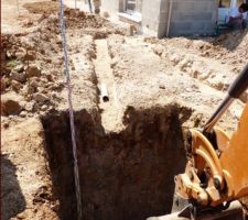 Emplacement de la fosse toutes eaux