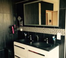 Salle de bain : meuble double vasque