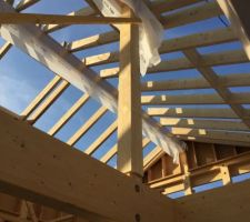 Tous les chevrons sont posés