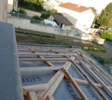 Vue film sous toiture