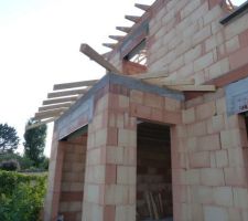 Nouvelle charpente installée