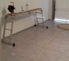 Carrelage et isoaltion du garage