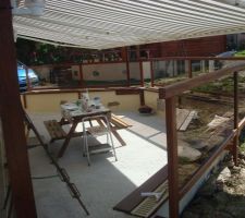 Déjeuner sur terrasse