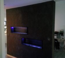 Enduit effet rouille