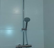 Douche installée