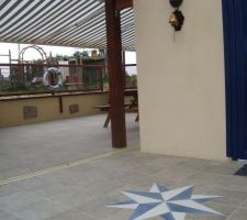 Entrée maison/terrasse