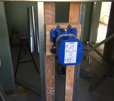 Douche robinetterie encastrée