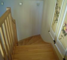 Vue de la cage d'escalier