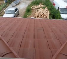 Vue sur les tuiles