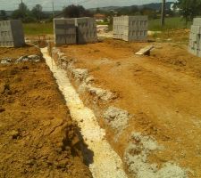 - coulage fondation mur de refend