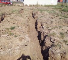 Fondations apr&egrave;s qu'elles soient reprises. Elles &eacute;taient pas tr&egrave;s propres mais de bonnes dimensions.