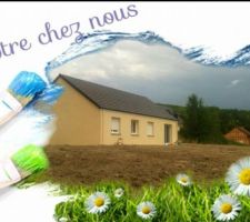 Voila notre maison entre guillemet fini car ensuite nous avont fait pas mal d'aménagement entre la remise des clefs et aujourd'hui . Je vais vous mettre d'autres.photos pour vous montrer ce que.nous avons fais et réussi à faire grâce à l'aide de notre familles et nos amis ???