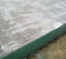 Fissure sous la chambre 2, mur en mitoyenneté