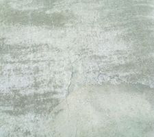Fissure sous la chambre 2, mur en mitoyenneté