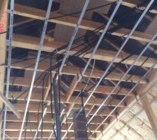 Préparation pour le plafond