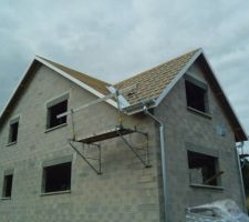 Mise en place ecran sous-toiture