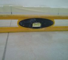 Niveau du carrelage (il s'agit d'un seul parmi tous les endroits)