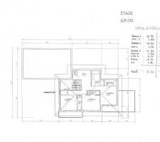 Plan étage projet 2
