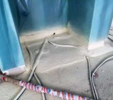 Ravoirage isolant (mousse polyuréthane) pour plancher chauffant