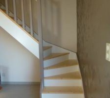 Escalier

Peinture blanche, taupe et vernis naturel