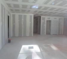 Placo fini ... dans le salon