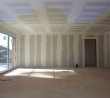 Placo fini ... dans le salon