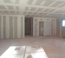 Placo fini ... dans le salon