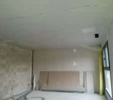 Plaquage plafond