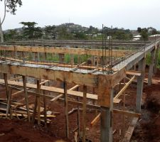 Poteaux et poutres RDC