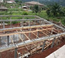 Poteaux et poutres RDC