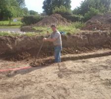 Fouille pour fondation